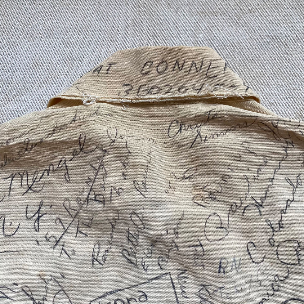 Thumbnail: 50’s MEMORIAL JACKET WITH HAND DRAWN  