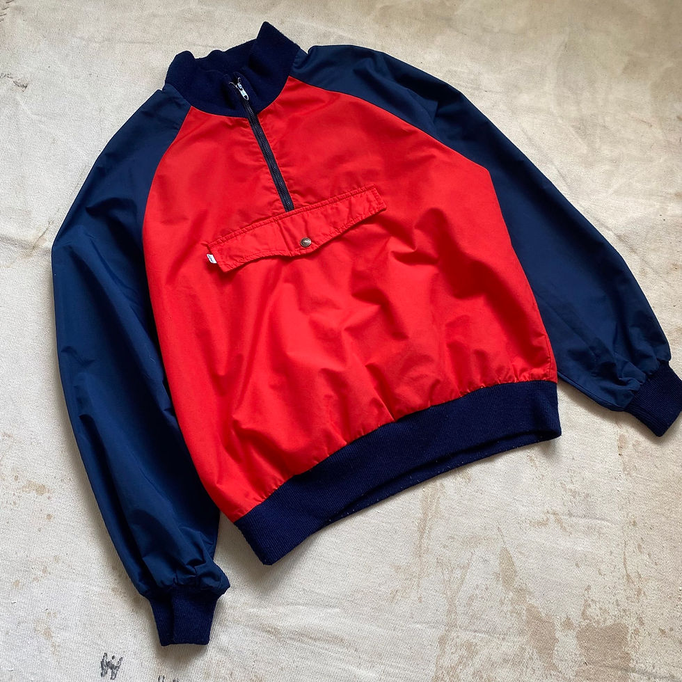 縮圖：70’s LEVI’S HALF ZIP NYLON JACKET 