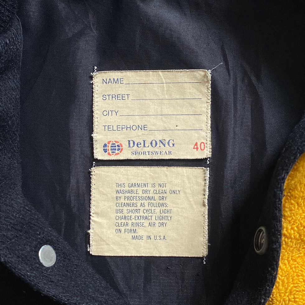 縮圖：70-80’s DELONG VARSITY JACKET MADE IN U.S.A.