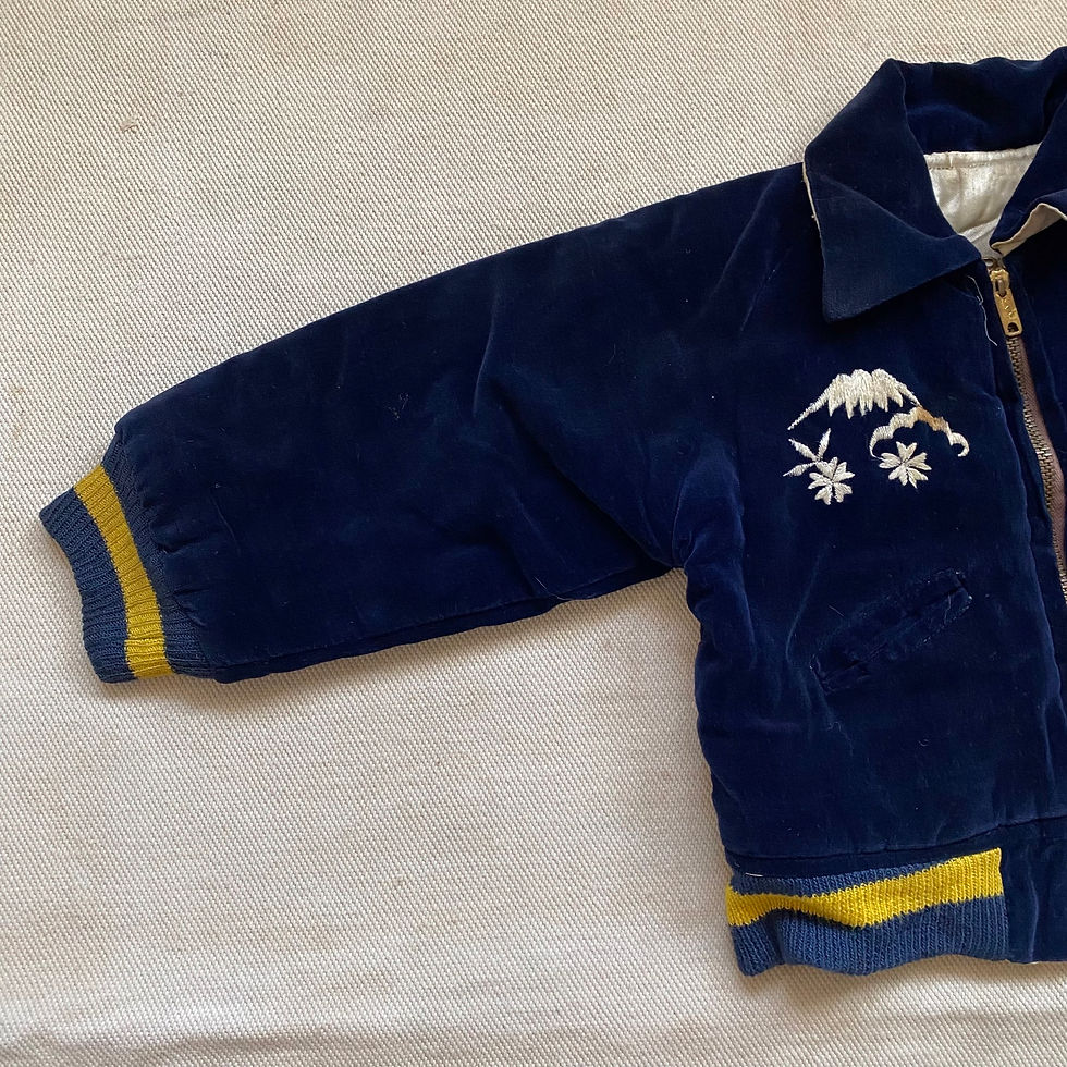 Miniaturbild: 50-60’s JAPAN REVERSIBLE KID’S SOUVENIR JACKET