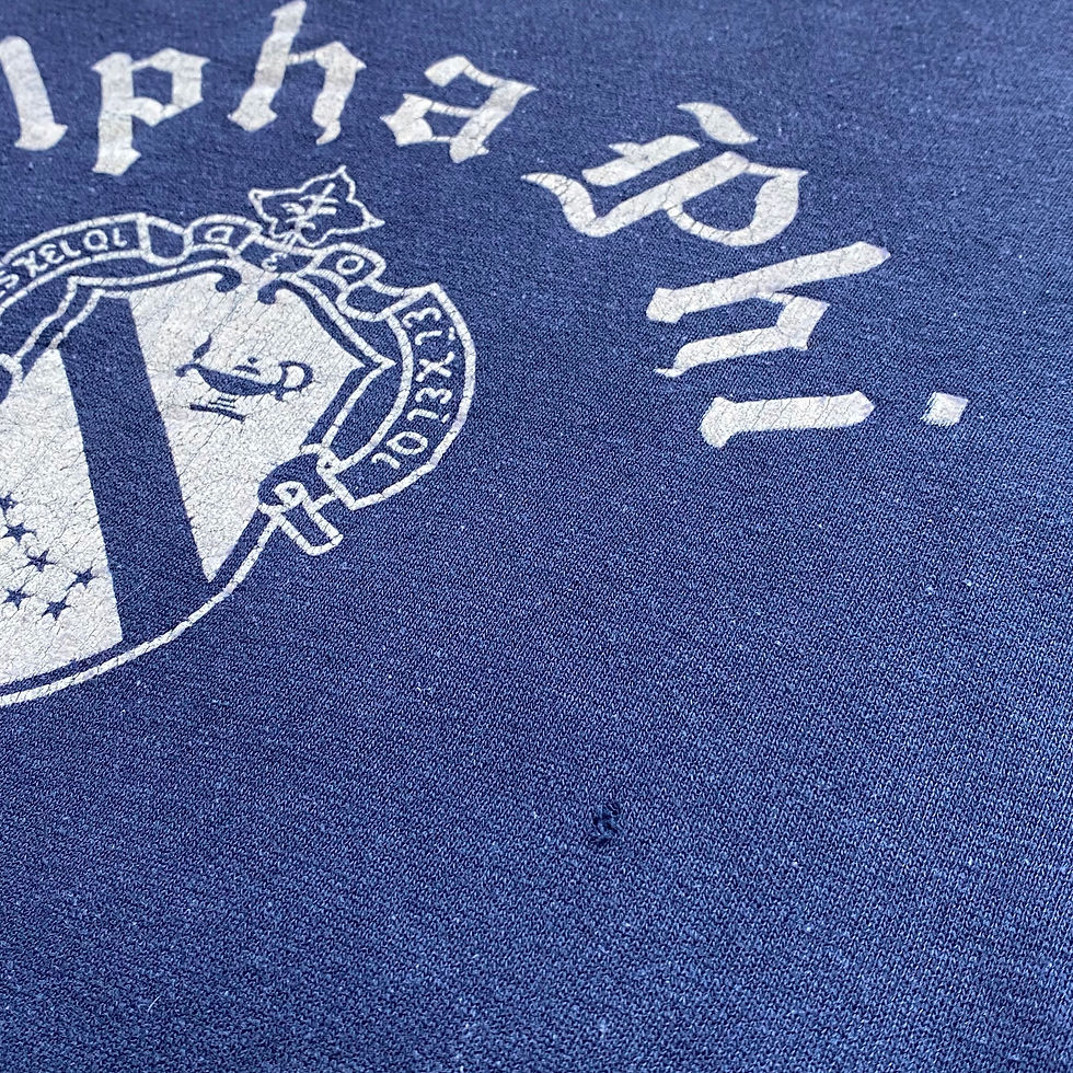 Thumbnail: 50’s UNKNOWN BRAND FRATERNITY SWEATSHIRT 