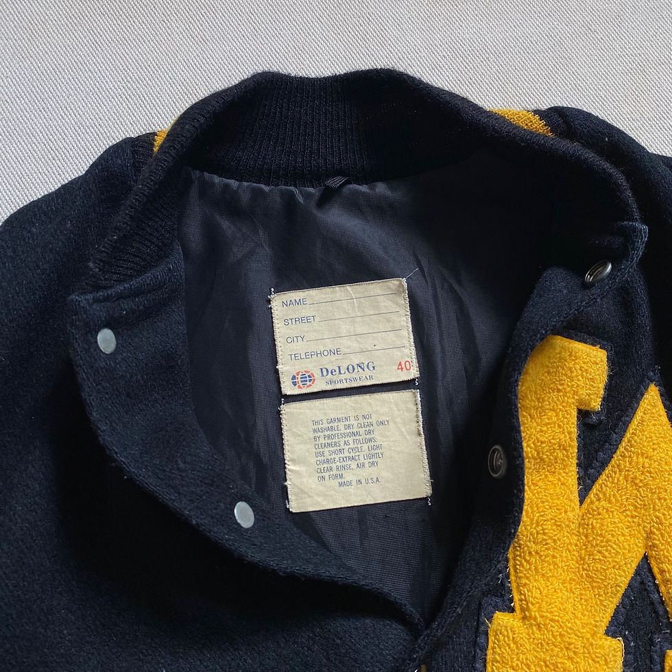 섬네일: 70-80’s DELONG VARSITY JACKET MADE IN U.S.A.