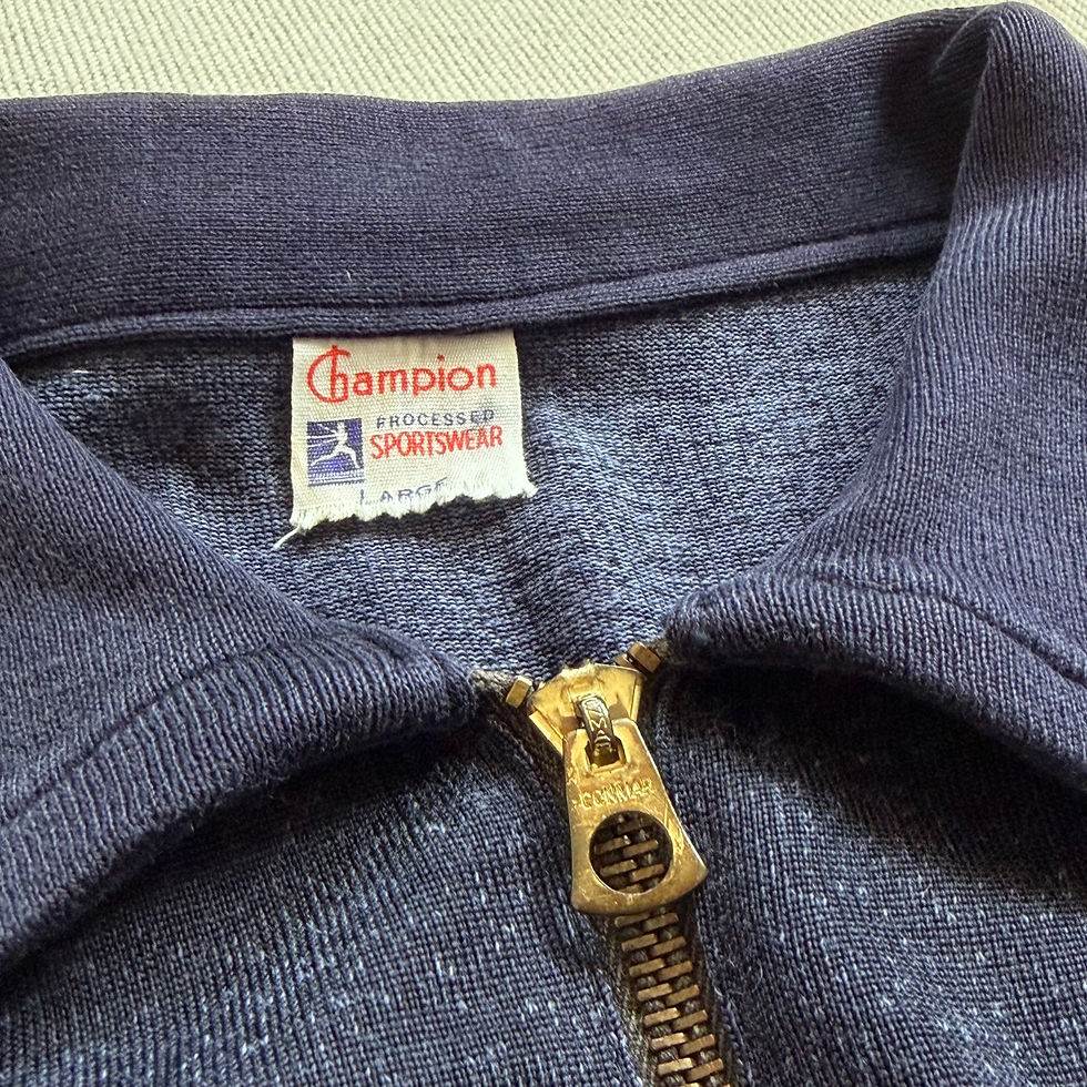 縮圖：50’s CHAMPION RUNNER TAG S/S COLLEGIATE JERSEY WITH CONMAR QUARTER ZIP