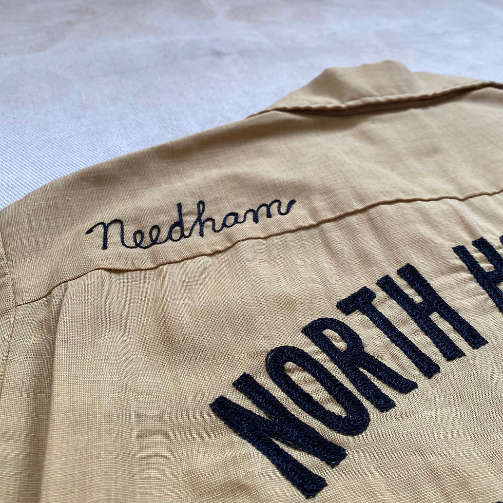 섬네일: 70’s HILTON BOWLING SHIRT WITH CHAIN STITCH EMBROIDERED