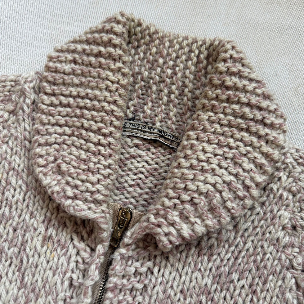 섬네일: 60’s COWICHAN KNIT SWEATER PHEASANT HUNTER PATTERN 