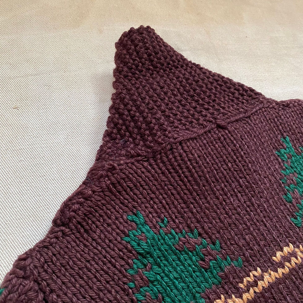 섬네일: 60’s UNKNOWN BRAND COWICHAN KNIT SWEATER