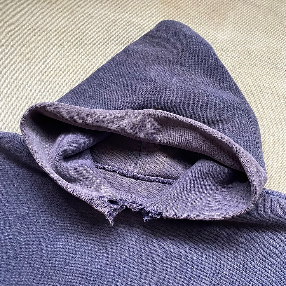 Thumbnail: 50’s DOUBLE FACE SUN FADED PLAIN SWEAT PARKA XL 