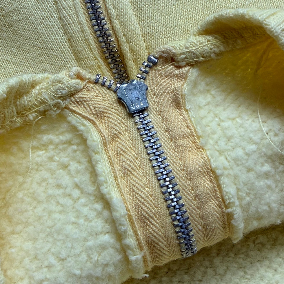 Thumbnail: 60’s UNKNOWN BRAND QUARTER ZIP S/S SWEATSHIRT 