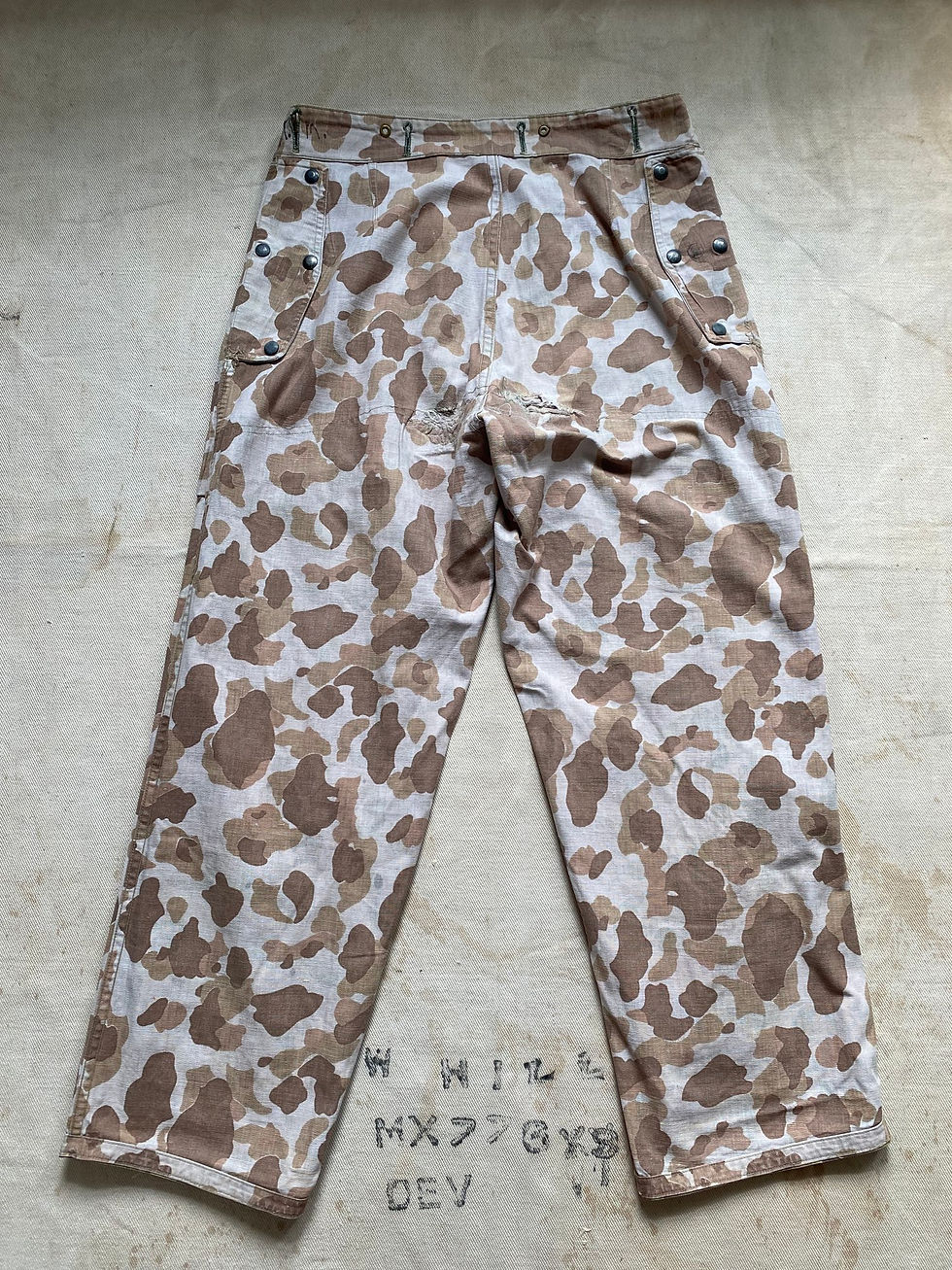 섬네일: 40’s WW2 USMC P-44 FROGSKIN TROUSERS