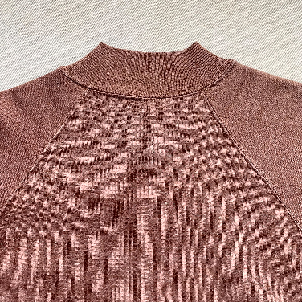 섬네일: 70’s SPORTSWEAR FULL ZIP PLAIN SWEATSHIRT