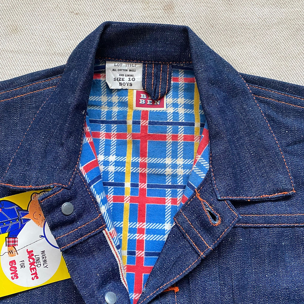 Thumbnail: DEADSTOCK 60-70’s BIG BEN DENIM JACKET
