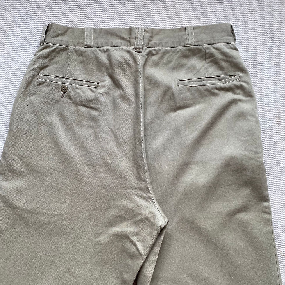 Miniaturbild: 60’s US ARMY KHAKI TROUSERS