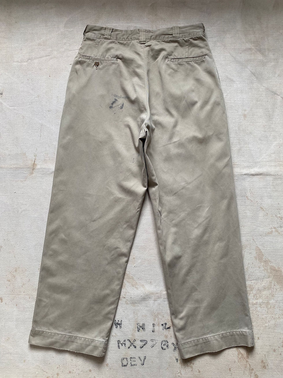 Thumbnail: 60’s US ARMY KHAKI TROUSERS 