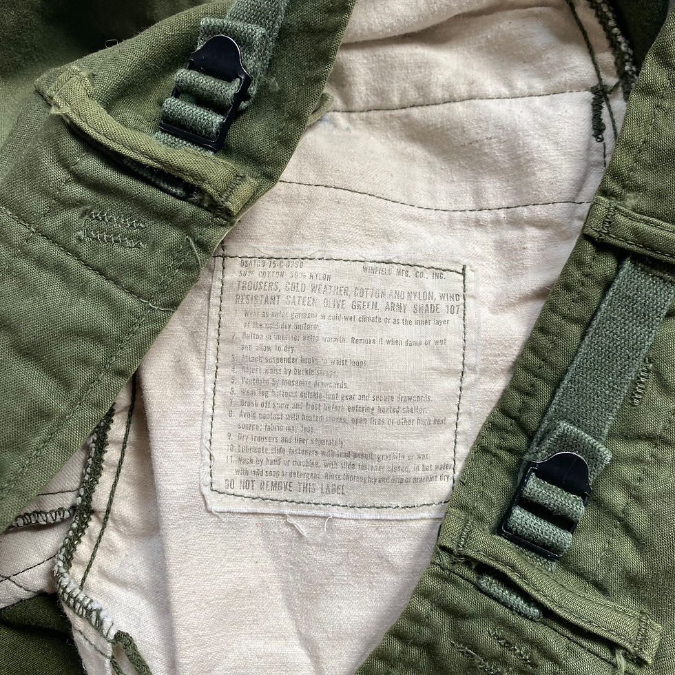 섬네일: 70’s US ARMY M-65 FIELD TROUSERS 