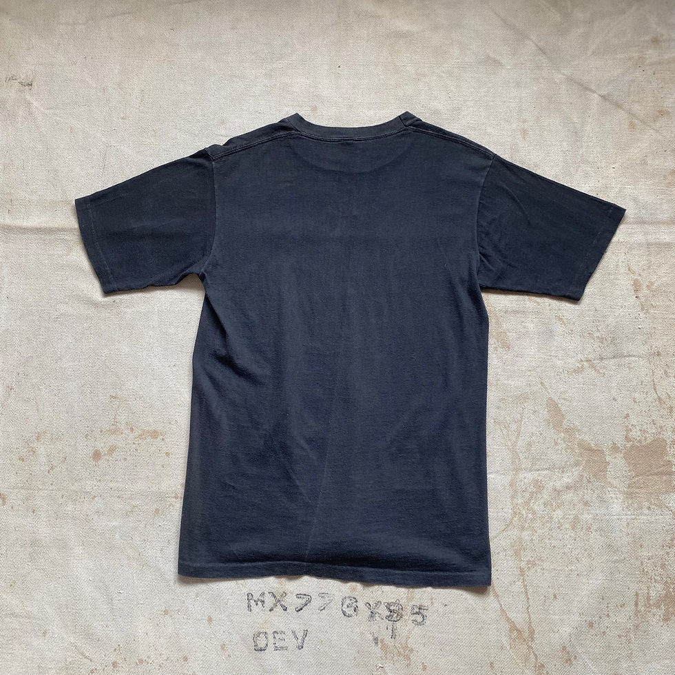 Thumbnail: 50-60’s UNKNOWN BRAND FLOCK PRINT T-SHIRT (BETA SIGMA PSI) 