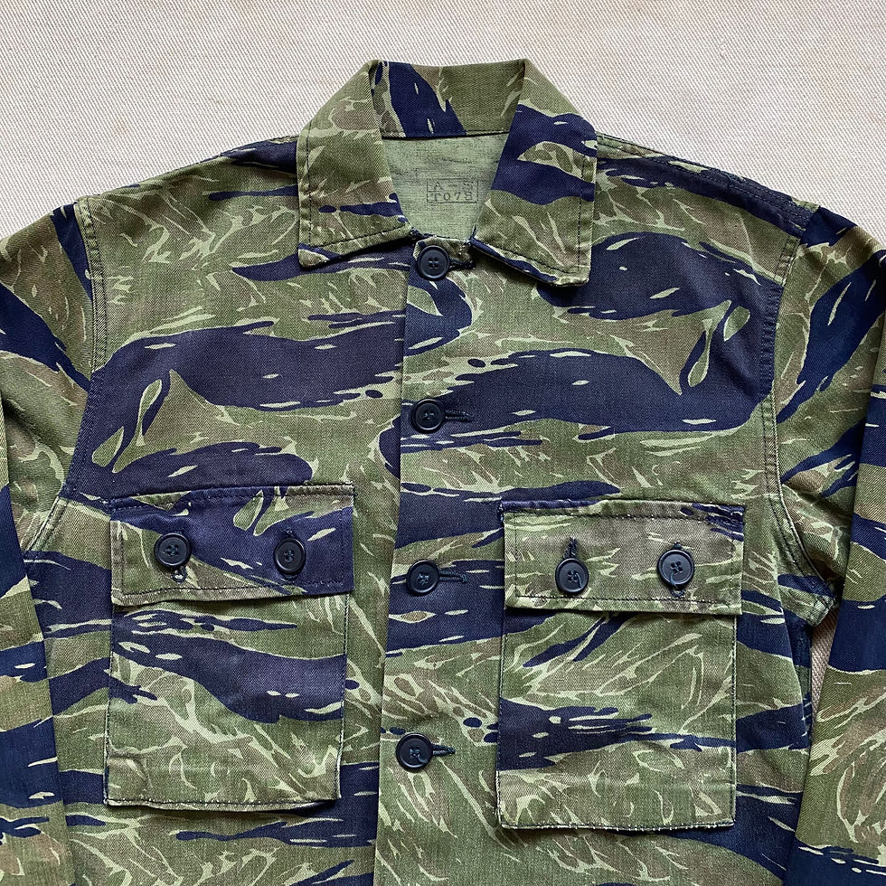 Thumbnail: 60’s US ARMY TIGER STRIPE CAMOUFLAGE SHIRT
