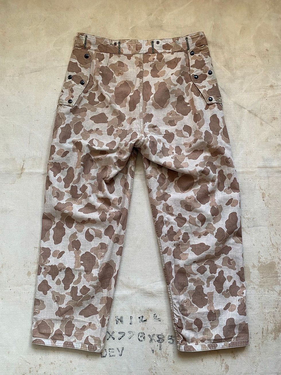 섬네일: 40’s WWII USMC P-44 FROGSKIN TROUSERS