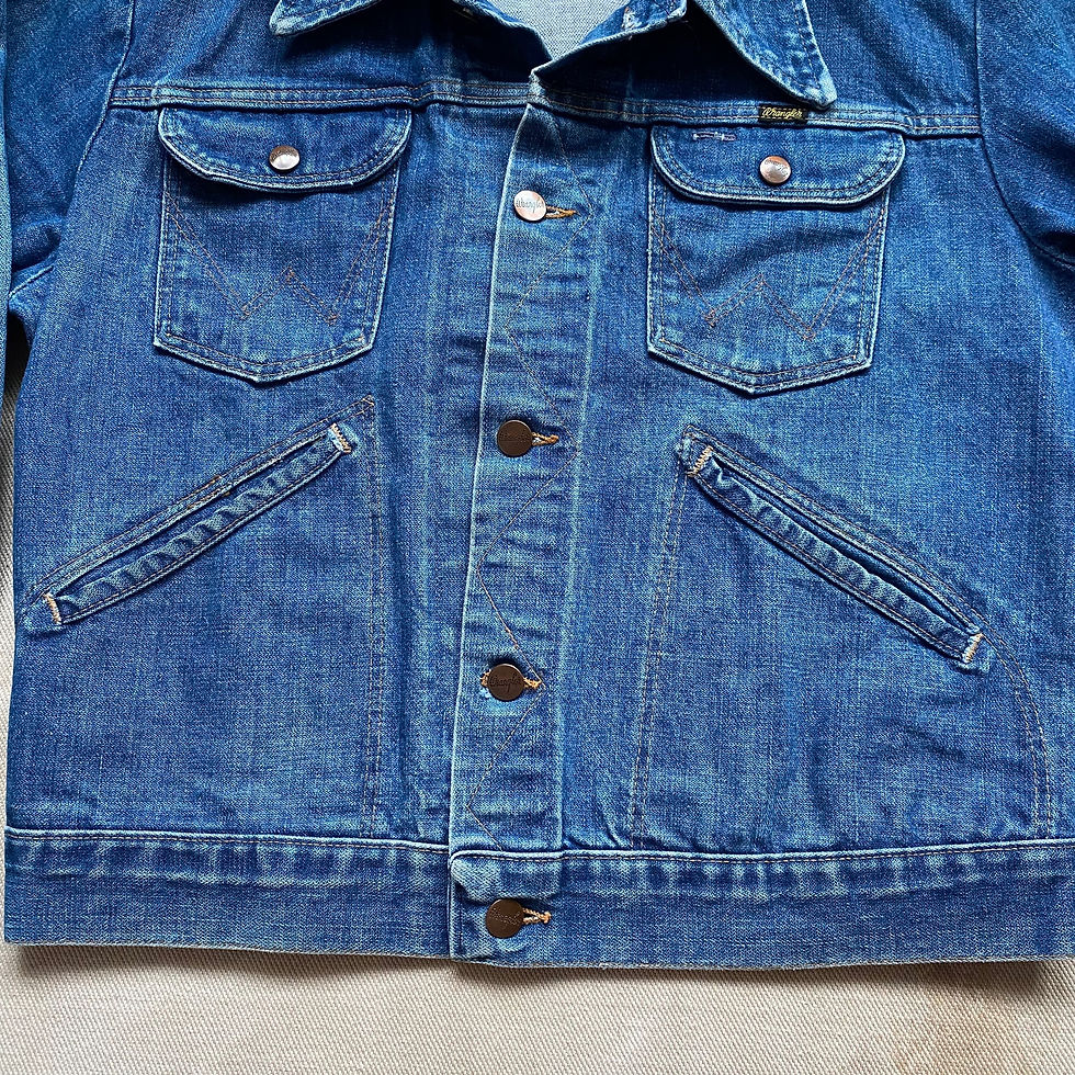 Thumbnail: 70’s WRANGLER 124MJ DENIM JACKET MADE IN USA 