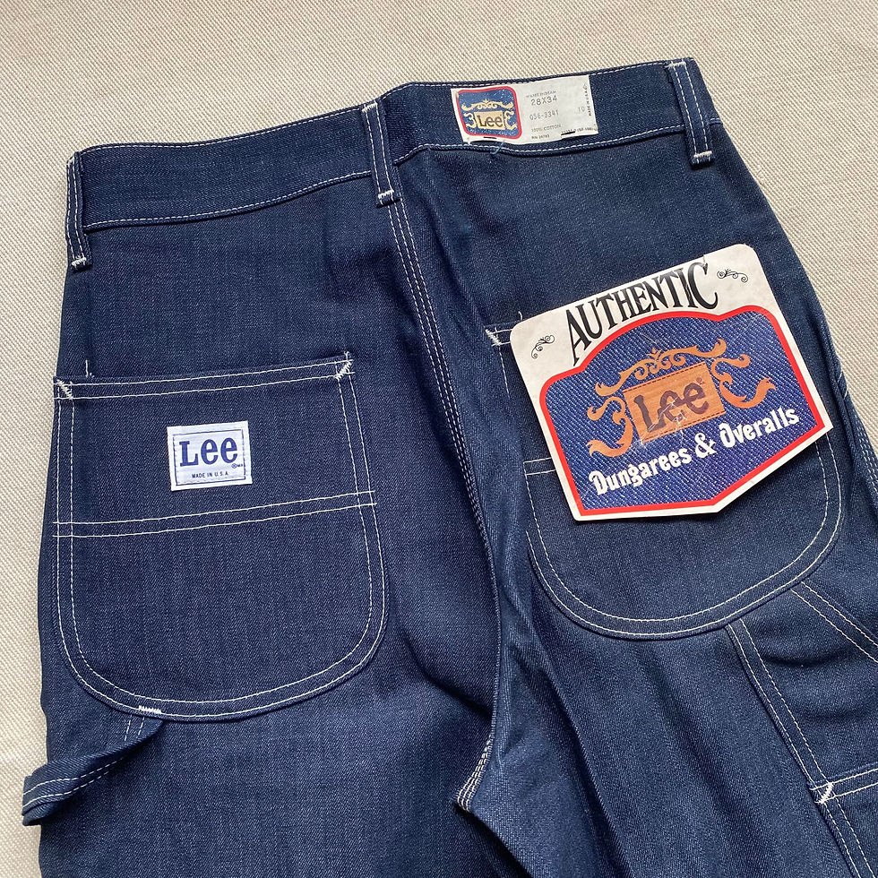 섬네일: DEADSTOCK 70’s LEE DENIM PAINTER PANTS 