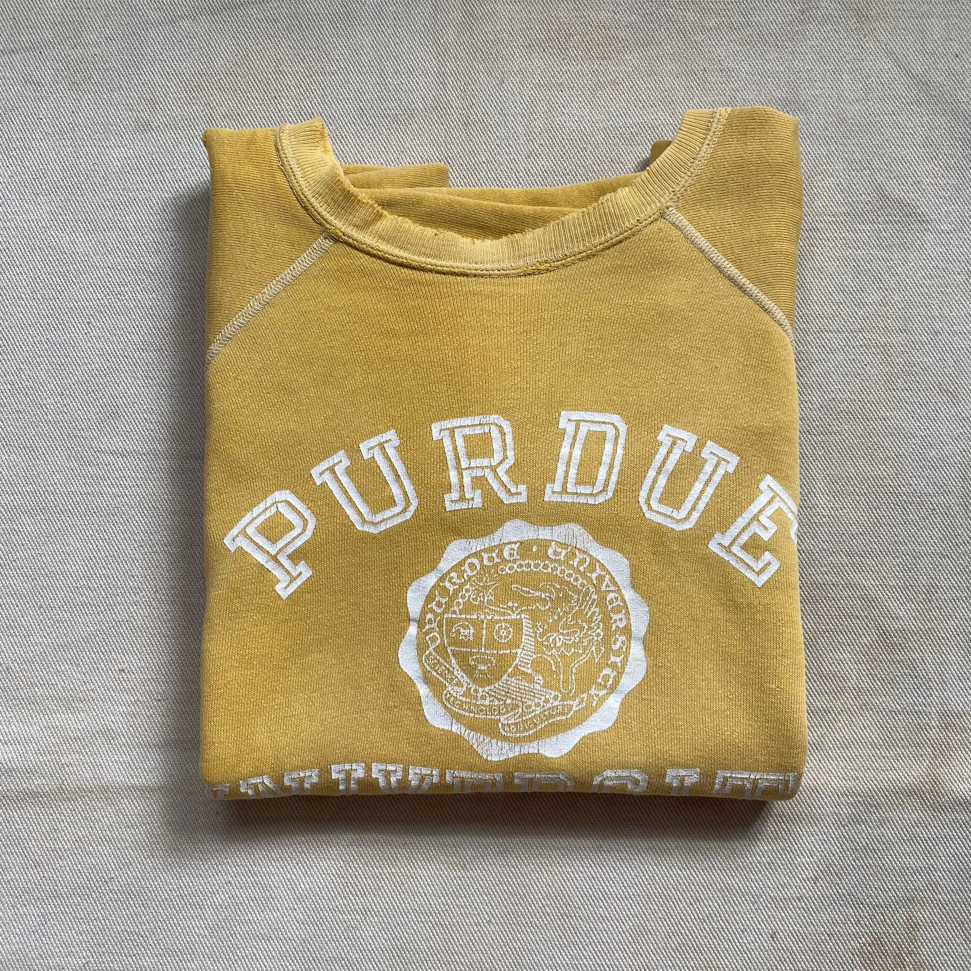 50’s CHAMPION RUNNER TAG “PURDUE UNIV” SWEATSHIRT