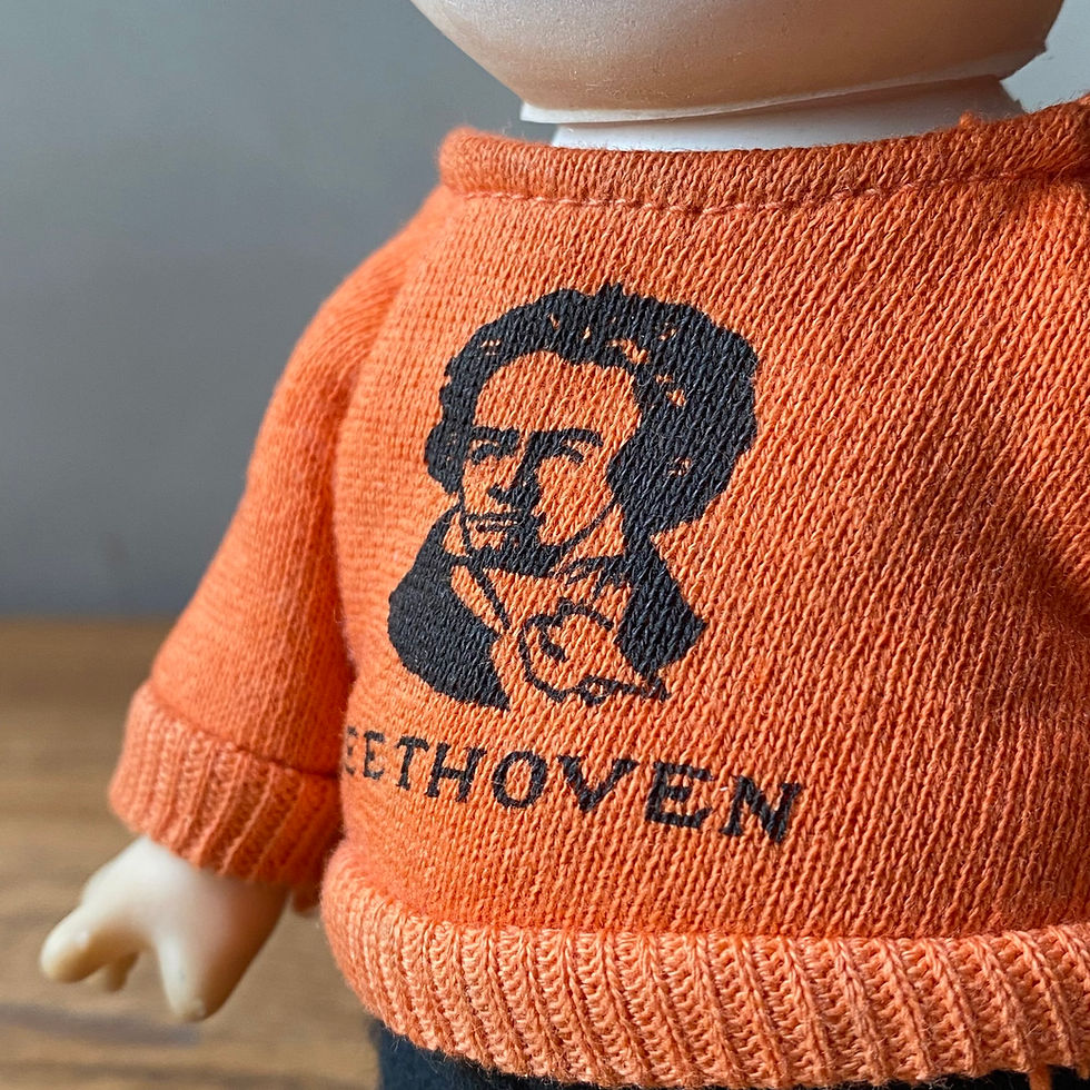 섬네일: 60’s PEANUTS POCKET DOLL SCHROEDER WITH BEETHOVEN SWEATSHIRT  