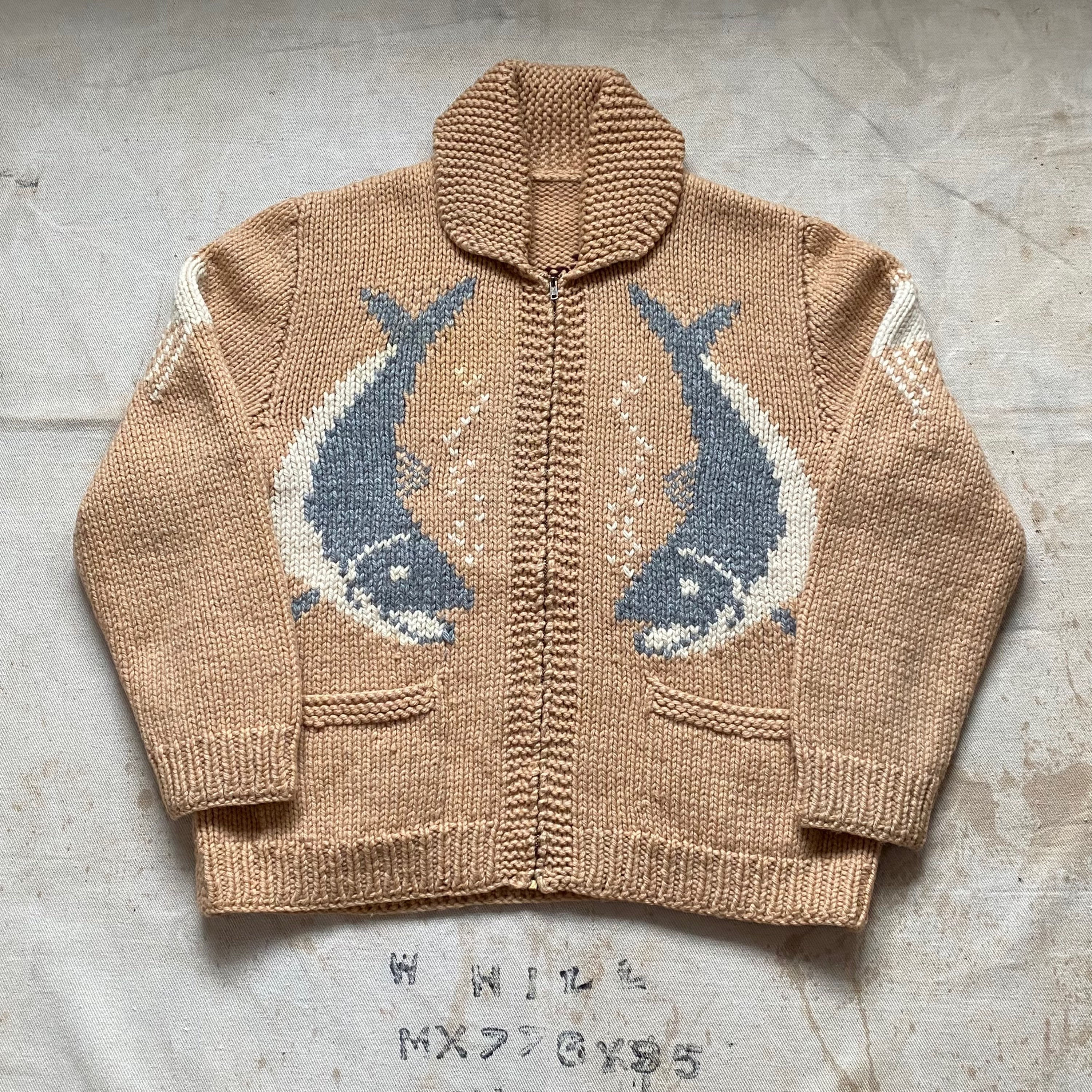50-60’s UNKNOWN BRAND COWICHAN KNIT SWEATER 