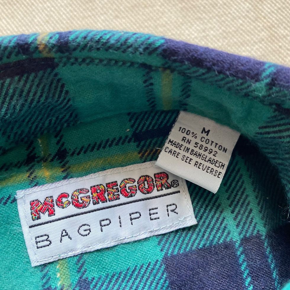 Thumbnail: DEADSTOCK McGREGOR FLANNEL SHIRT