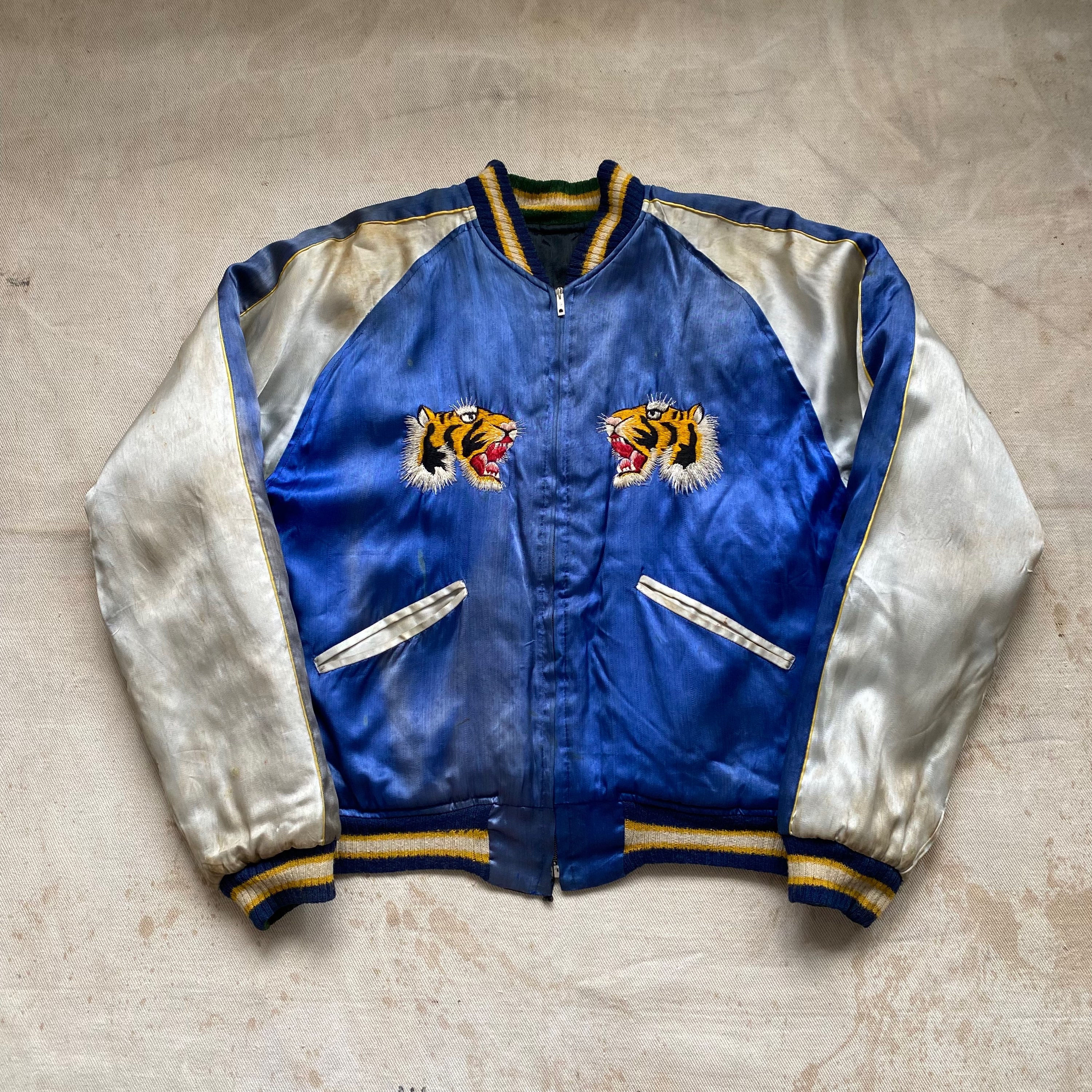 50’s REVERSIBLE JAPAN SOUVENIR JACKET TIGER X EAGLE