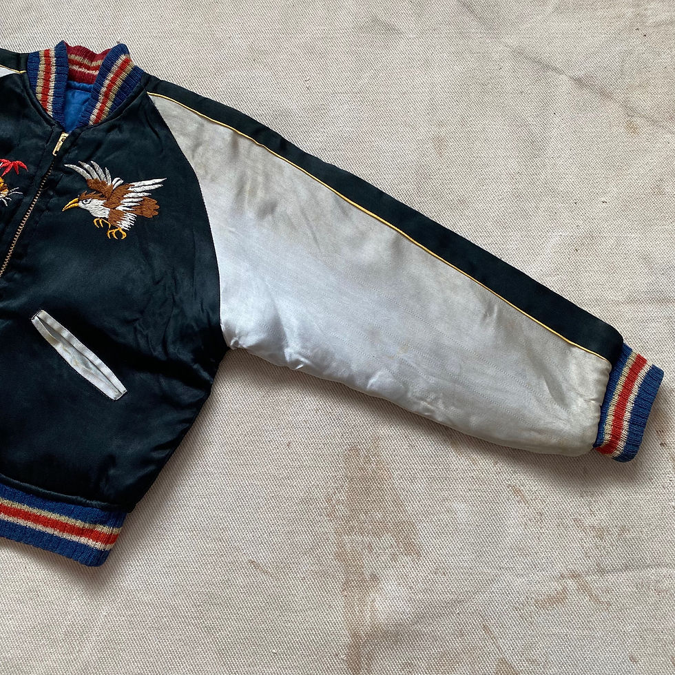 섬네일: 50-60’s REVERSIBLE JAPAN SOUVENIR JACKET KIDS SIZE 