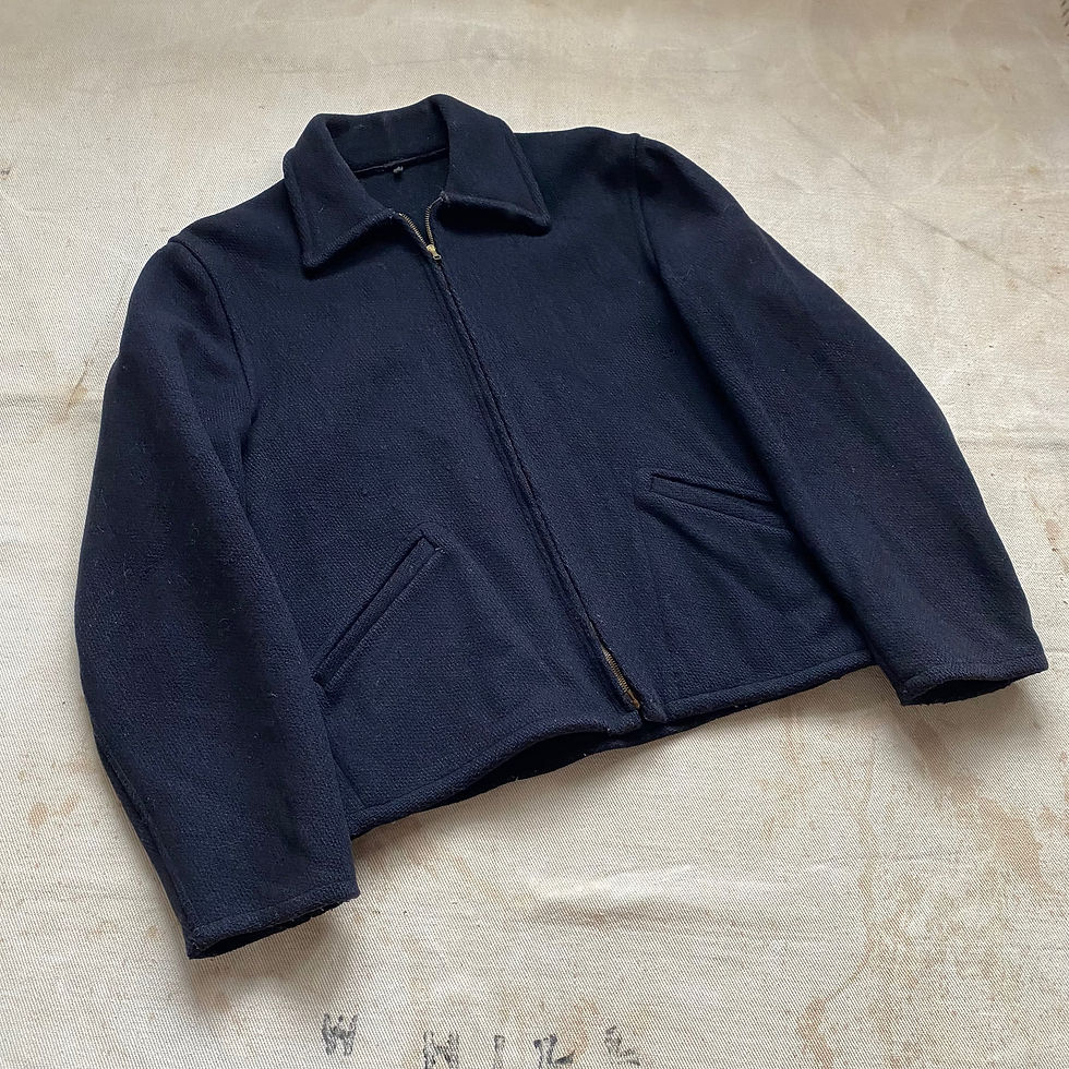 Thumbnail: 50’s KING O WEAR WOOL JACKET CROWN ZIPPER 