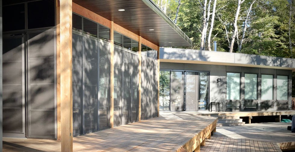 modern 3 season room