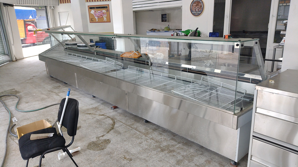 Miniatura: BATEA acero esmerilado vidrio plano