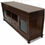 Thumbnail: Classic Teak Wood TV Cabinet with Glass Doors & Drawers