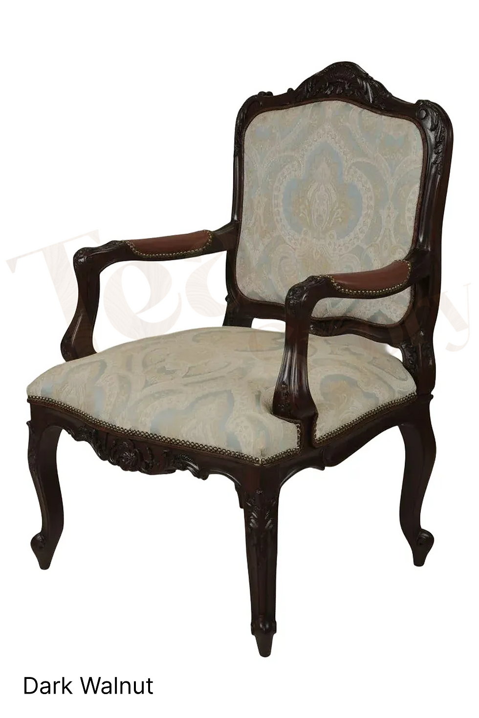 Thumbnail: Vintage 1930s French Louis XV Carved Armchair