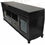 Thumbnail: Classic Teak Wood TV Cabinet with Glass Doors & Drawers