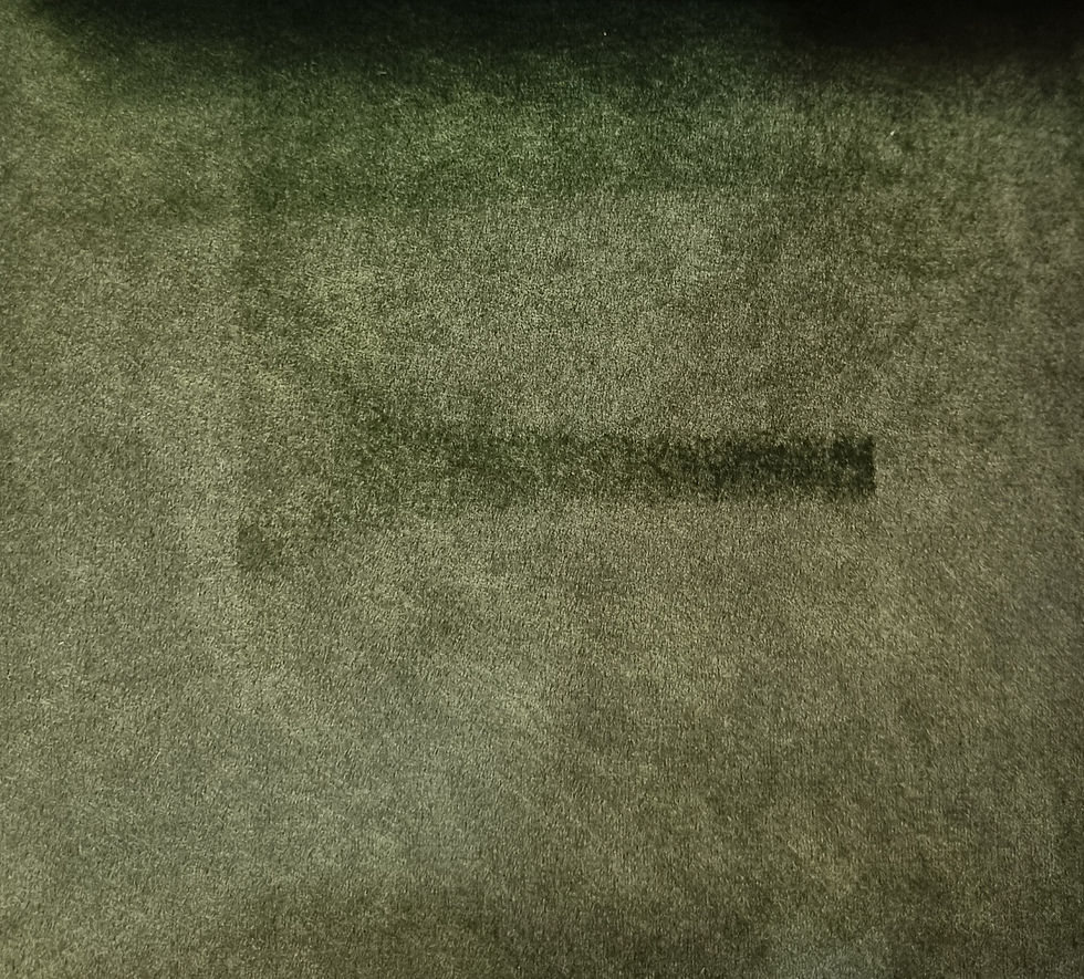 Dark Moss Green Suede