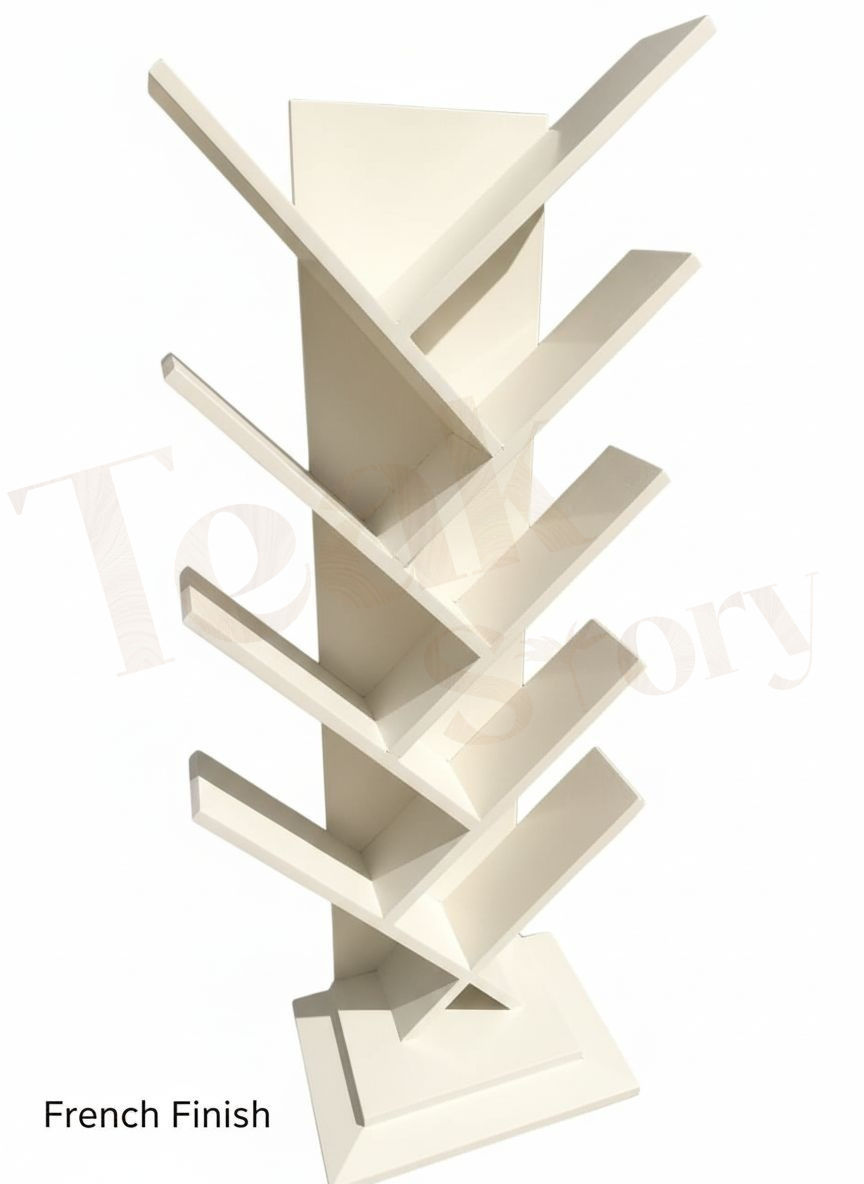Thumbnail: Solid Teak Wood Tree Bookshelf