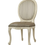 Thumbnail: Carved Wood Round Teak Wood Chair