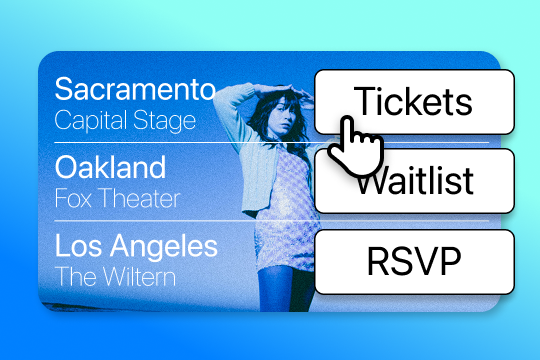 Bandsintown Widget banner