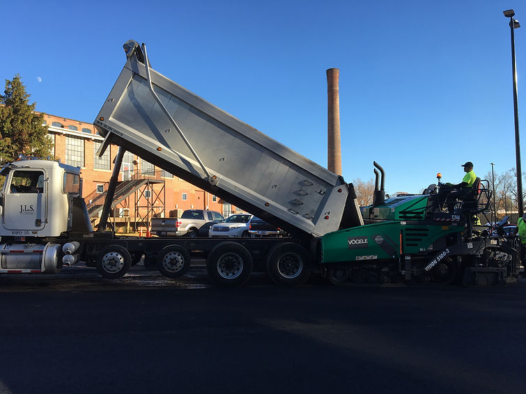 JLS Company Paving Truck