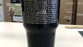 Laser Engraved Thermal Tumblers