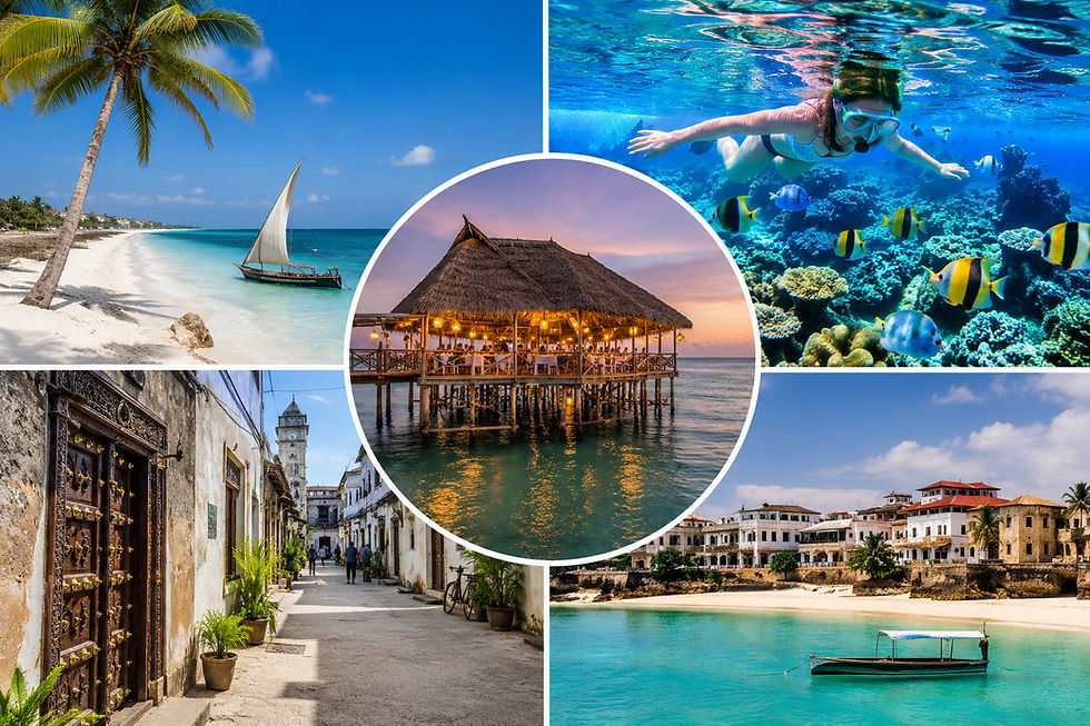 Sansibar Stone Town Baden Strand Schnorcheln