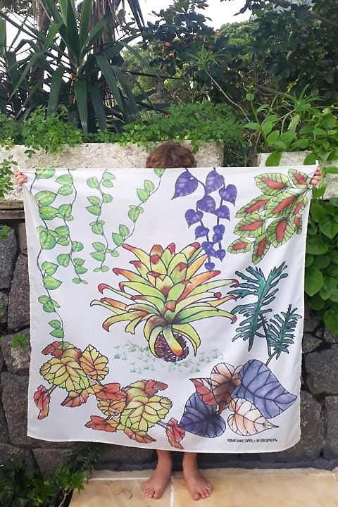 Miniatura: Bandeira decorativa Plantas
