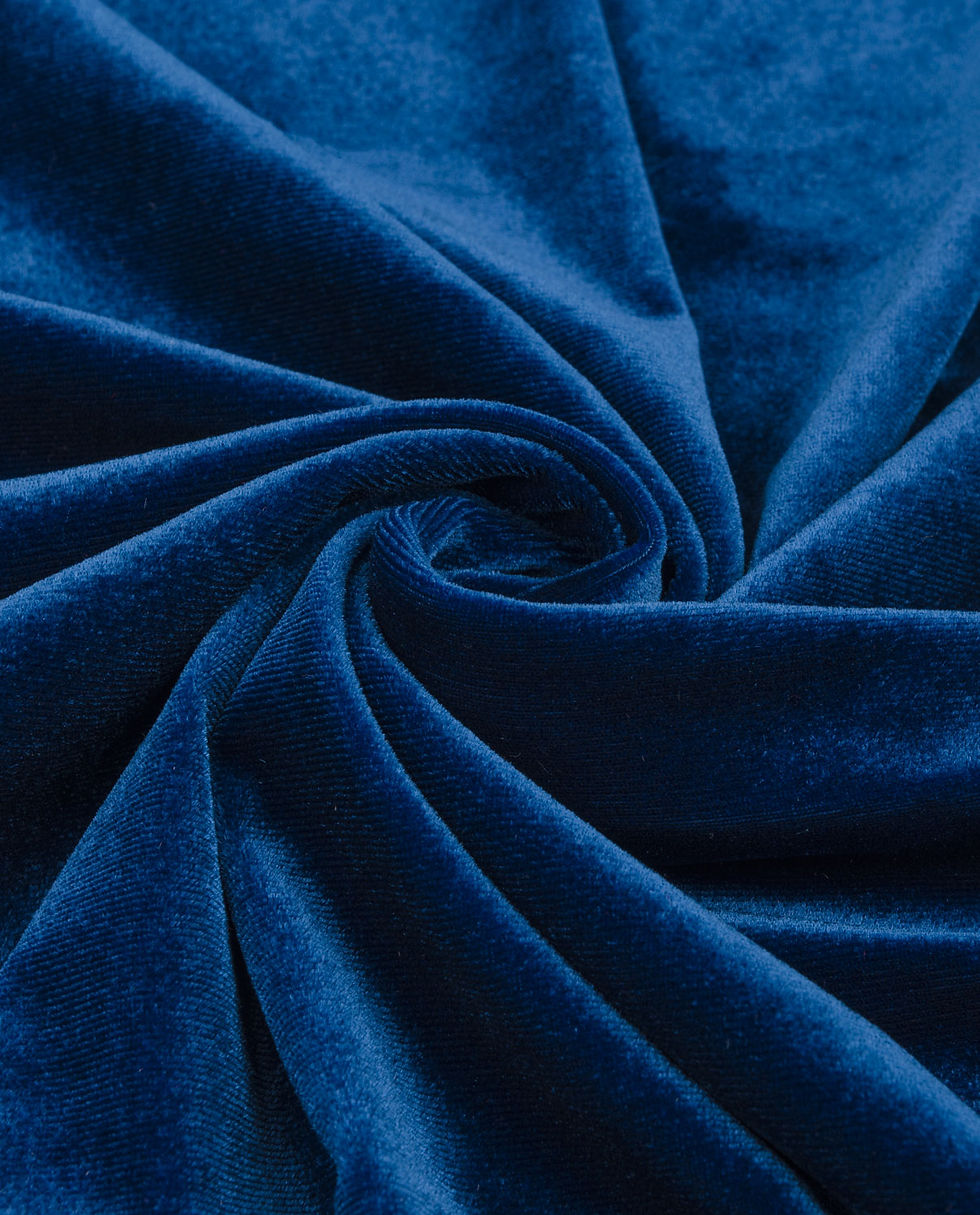 Бархат стрейч однотонный