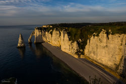 Etretat - coucher de soleil