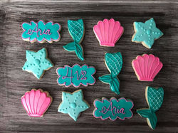 Mermaid-themed birthday