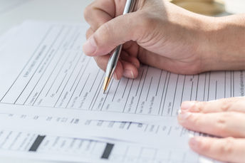 Filling out Paperwork