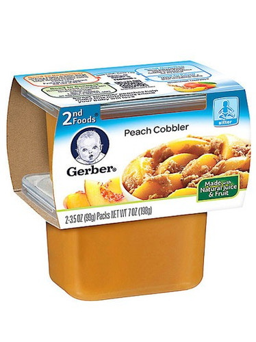 gerber peach cobbler