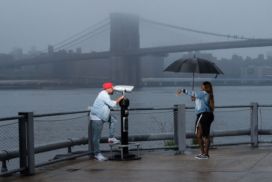 After the Proposal in Brooklyn, New York.