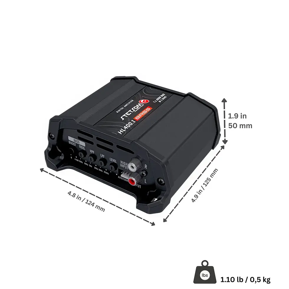 Thumbnail: Stetsom HL 400.1 BASS Digital 2 Ohm Stable